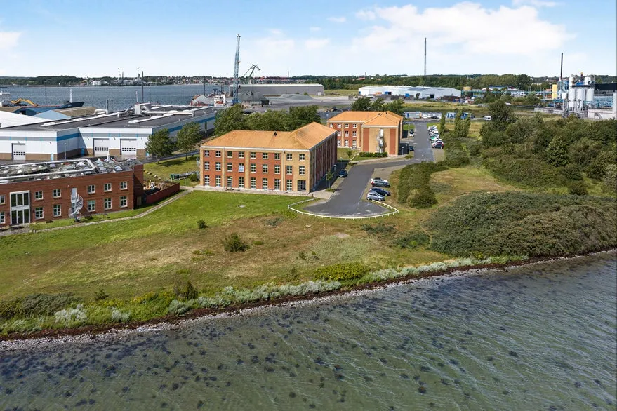 Vue aérienne - Office Space with Water View in Nyborg