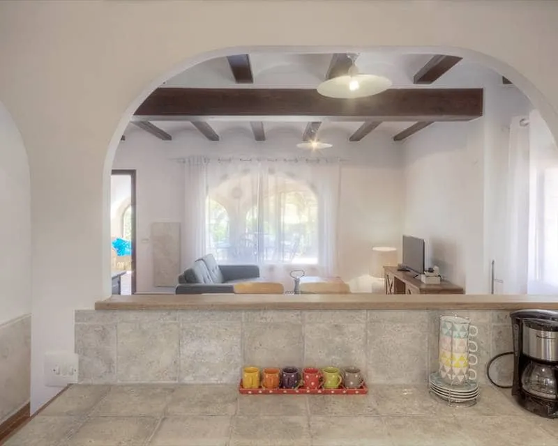 Köök - South-Facing Villa with Pool in Tosalet, Javea