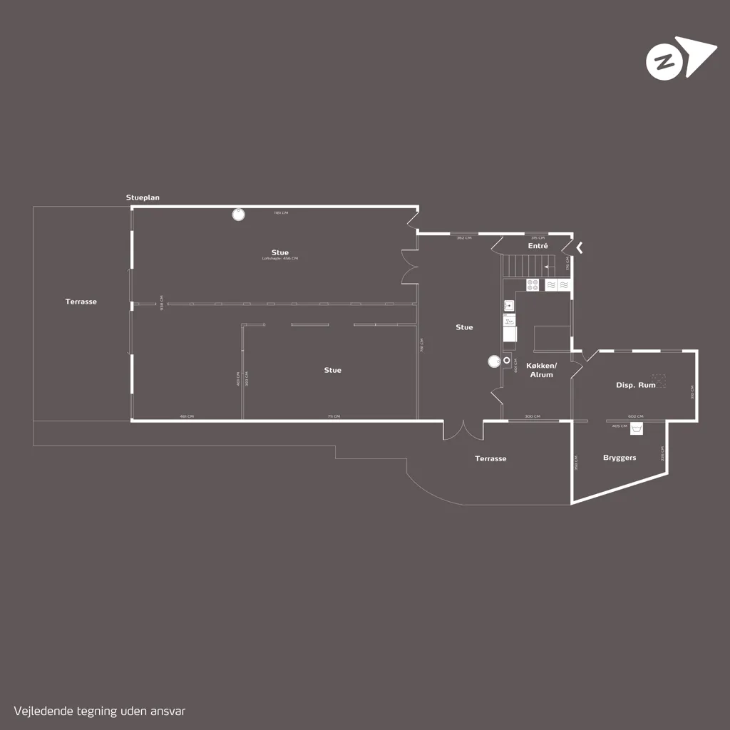 Plan - Villa with Loft and Garden in Kværndrup