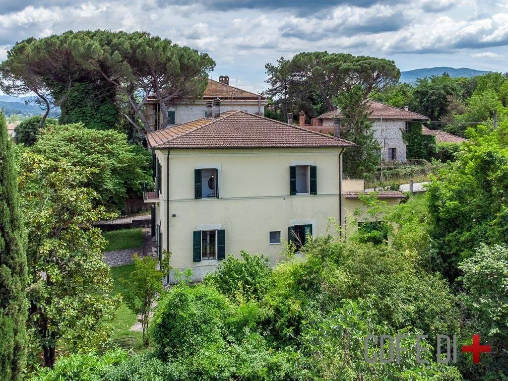 Vue aérienne - Historic Villa with Enclosed Garden in Greccio