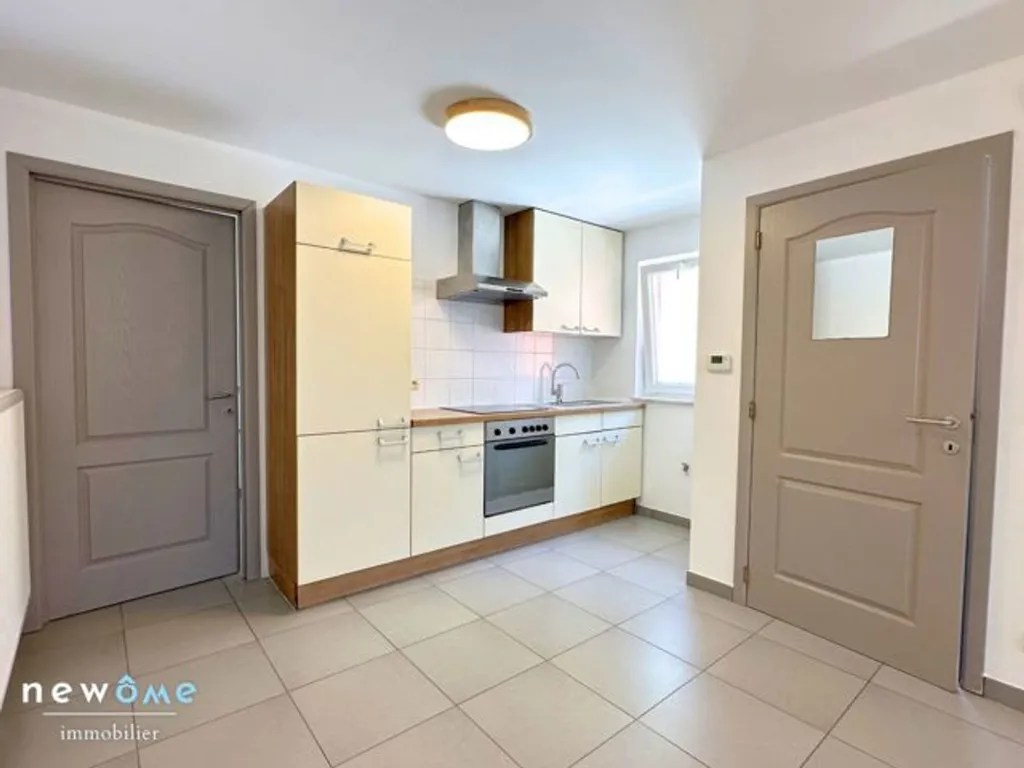 Kitchen - Renovated Apartment with Central Heating in Colfontaine