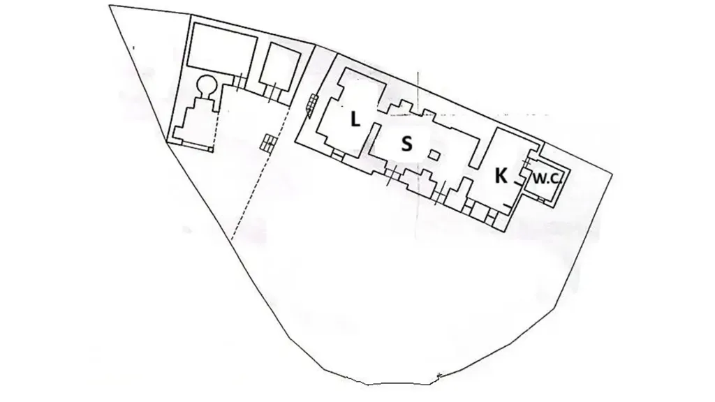Floor Plan - Restored Trullo with Garden in Cisternino
