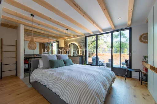 Chambres - Maison de Luxe avec Piscine à Lège-Cap-Ferret
