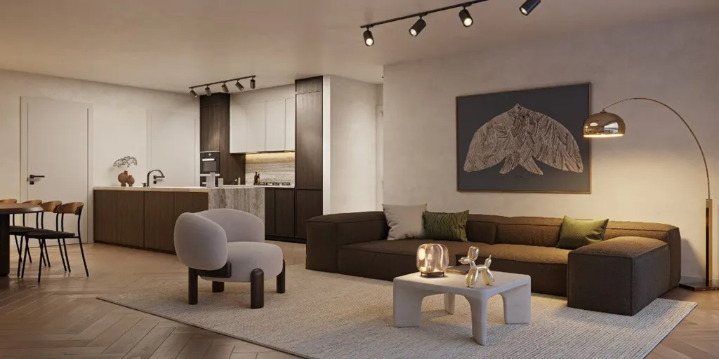 Elutuba - New Flat with Terrace in Sint-Amands