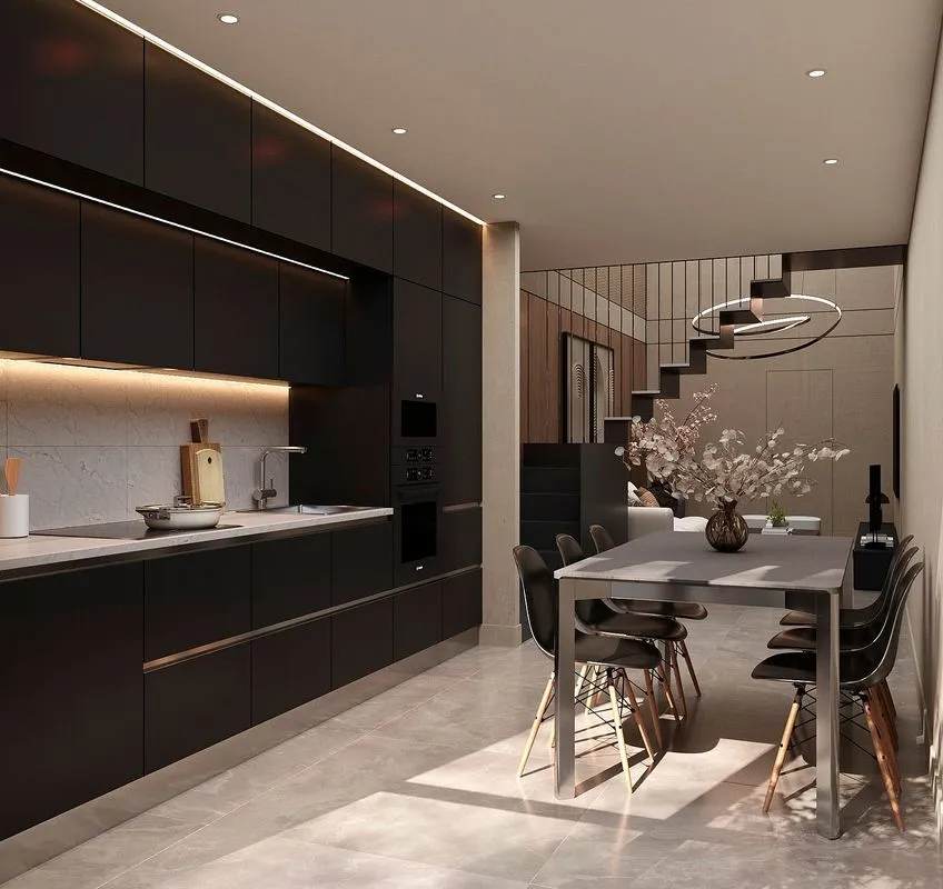 Köök - New Flat with Loft Style in Retiro, Madrid