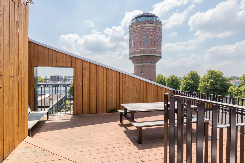 Terrass - Student Studio with Water Tower View in Utrecht