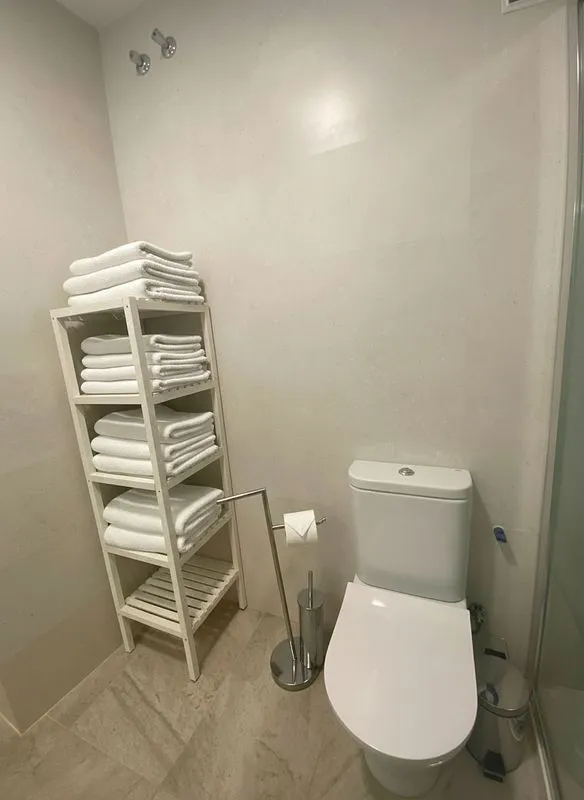 Salles de bain - Studio with Balcony in Málaga Centre