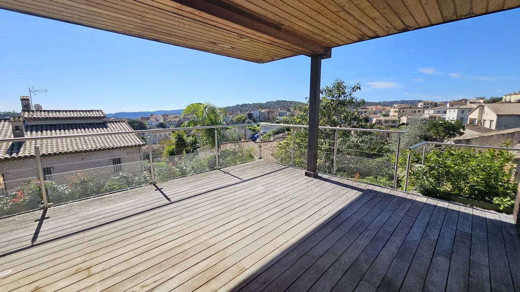 Balcony - Contemporary House with Hill Views in La Colle-sur-Loup