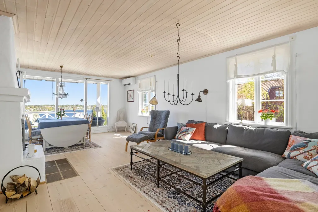 Séjour - Seafront Villa with Panoramic Views in Österåker