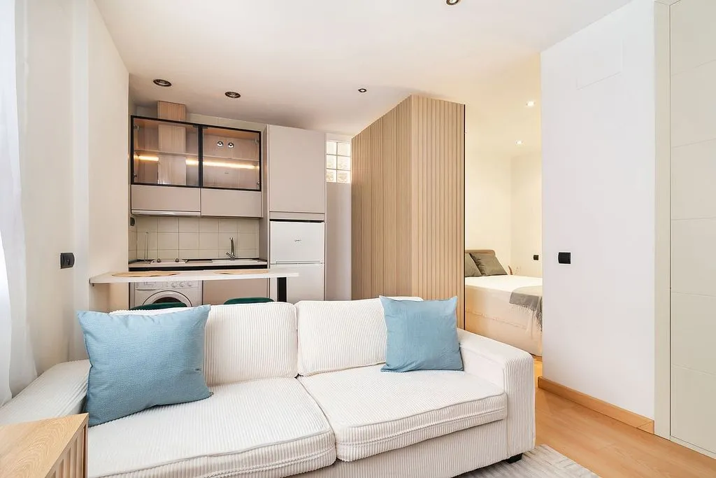 Elutuba - Furnished Studio with Garage in Guindalera