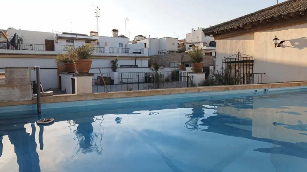 Piscine - Historic Townhouse with Pool in Córdoba