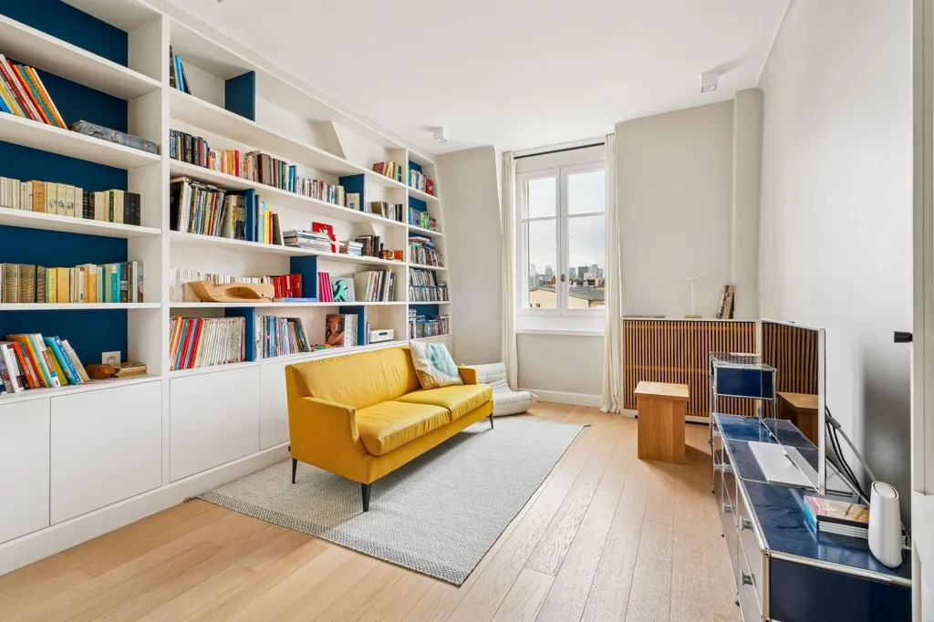 Séjour - Appartement Luxueux Duplex à Neuilly-sur-Seine