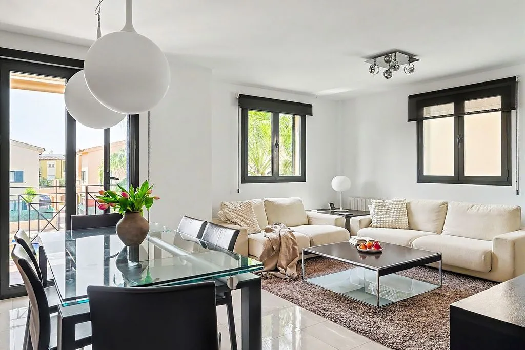 Living Room - Apartment with Pool and Terrace in Son Ramonell