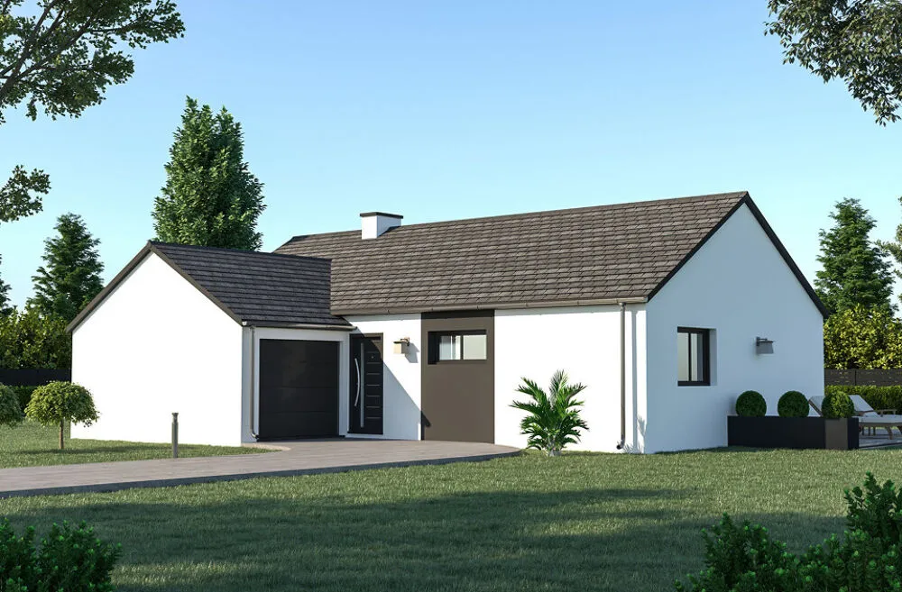 Eco-Designed House with Garden in Pont-l'Abbé