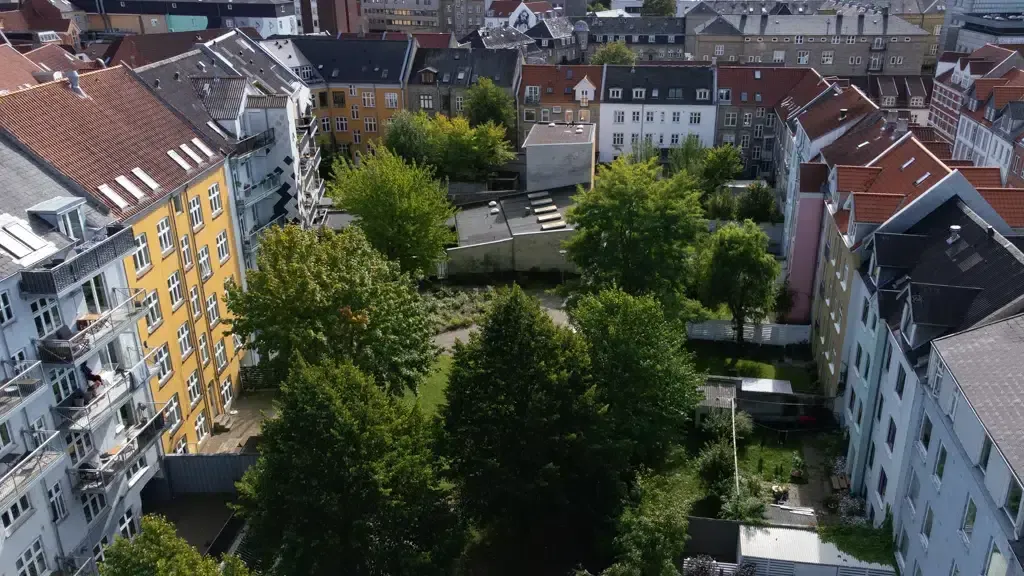 Vista aerea - 4-Bedroom Apartment in Aalborg Centre