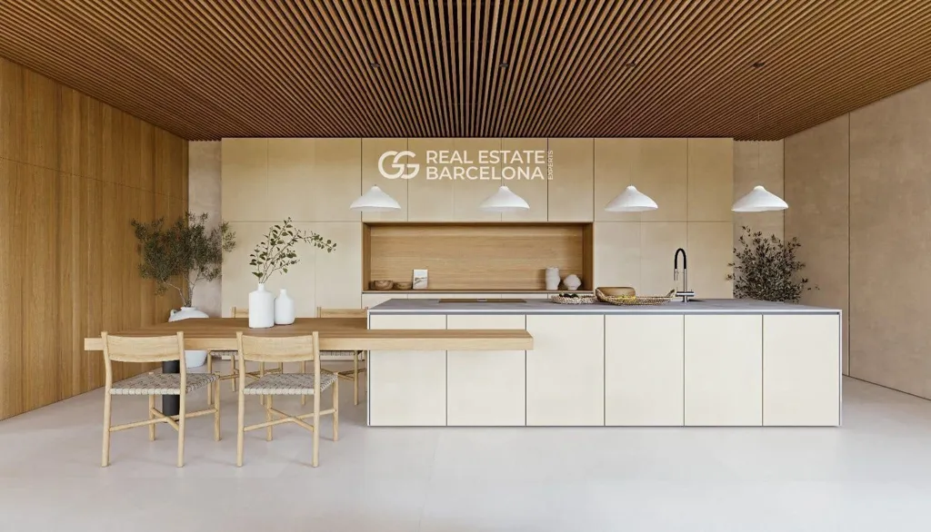 Köök - New Build Villa with Sea View in Palafrugell