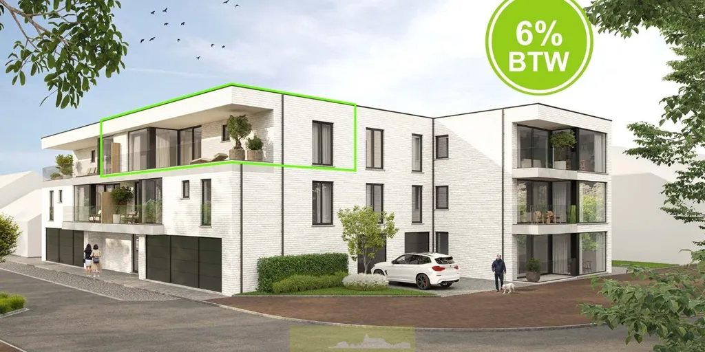 New Apartment with Terrace in Ruien