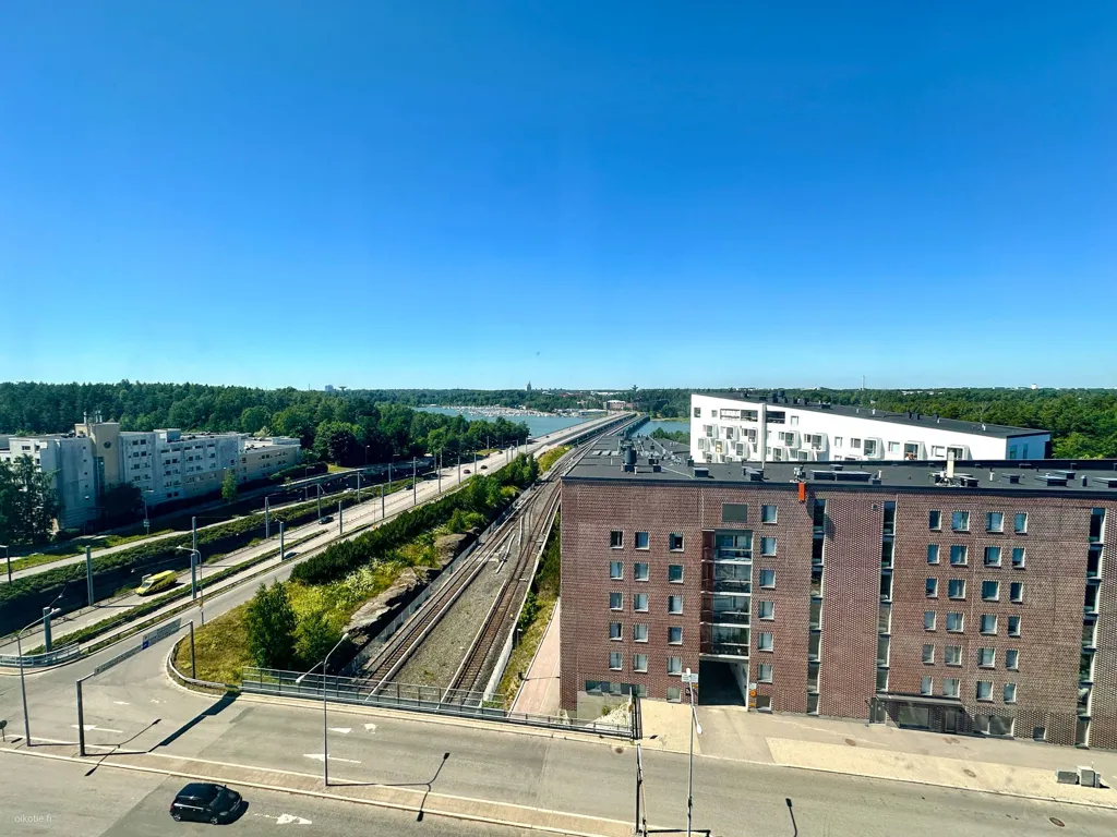Vue aérienne - Studio Apartment with Glazed Balcony in Rastila