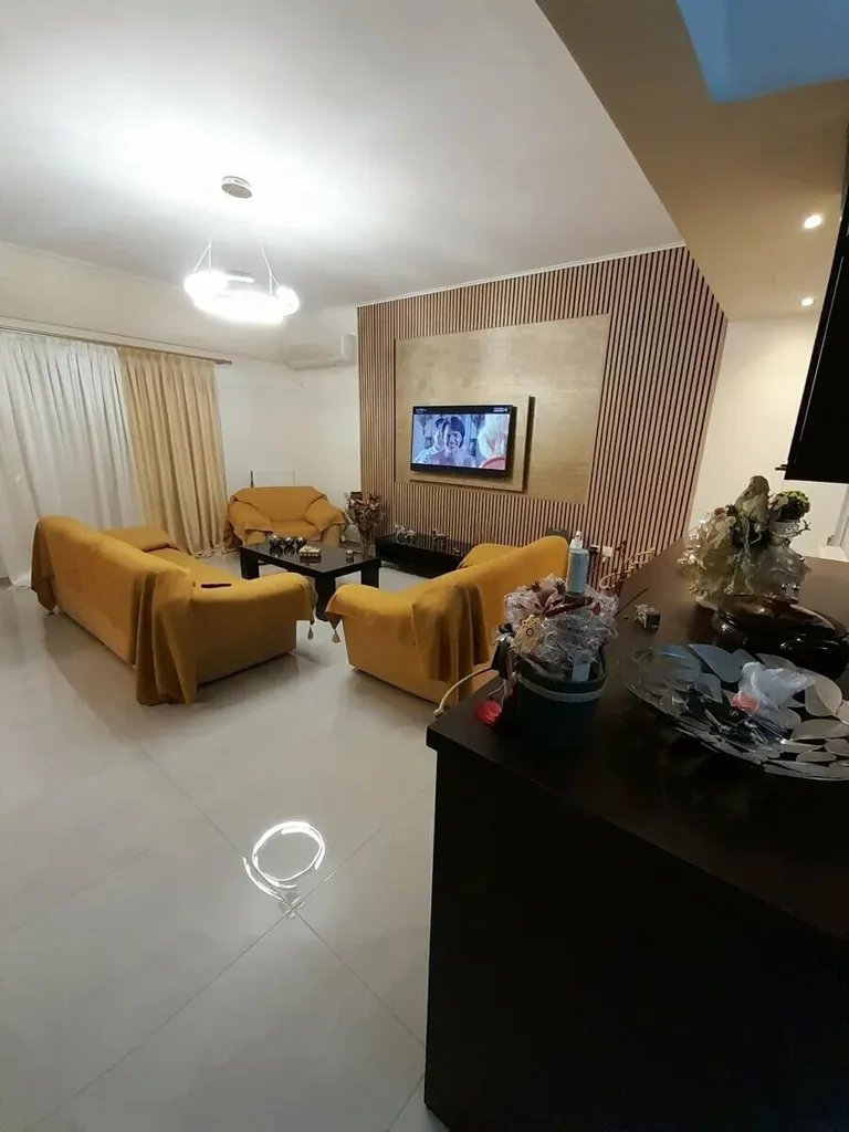 Séjour - Renovated Flat with Balconies in Kallithea