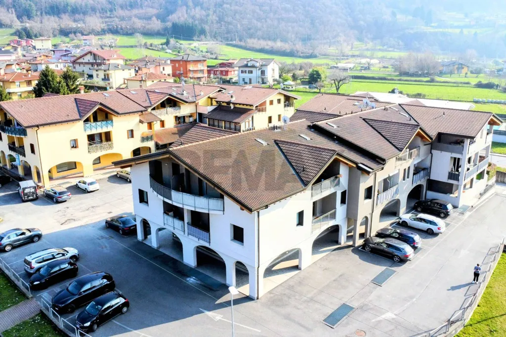 Vue aérienne - Penthouse with Terrace in Pian Camuno