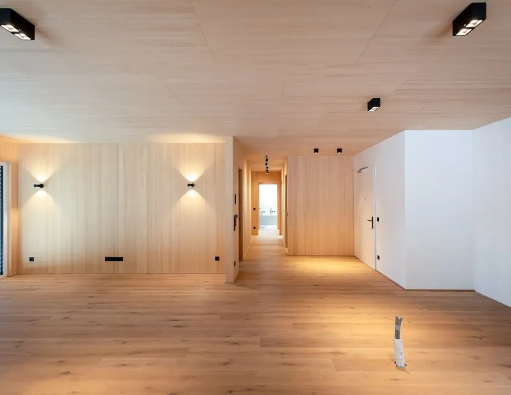 Soggiorno - New Timber-Frame Penthouse with Terrace in Schladming