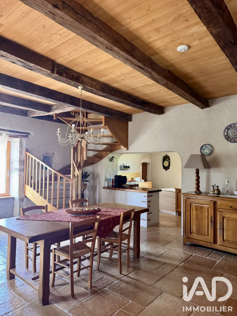 Dining Room - Renovated Mas with Pool in Lot Valley