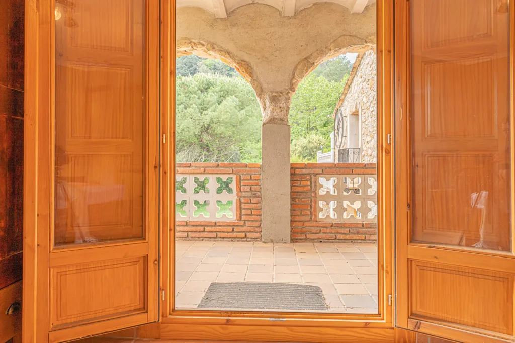 Terrasse - Rustic Masia with Pool in Cabanelles
