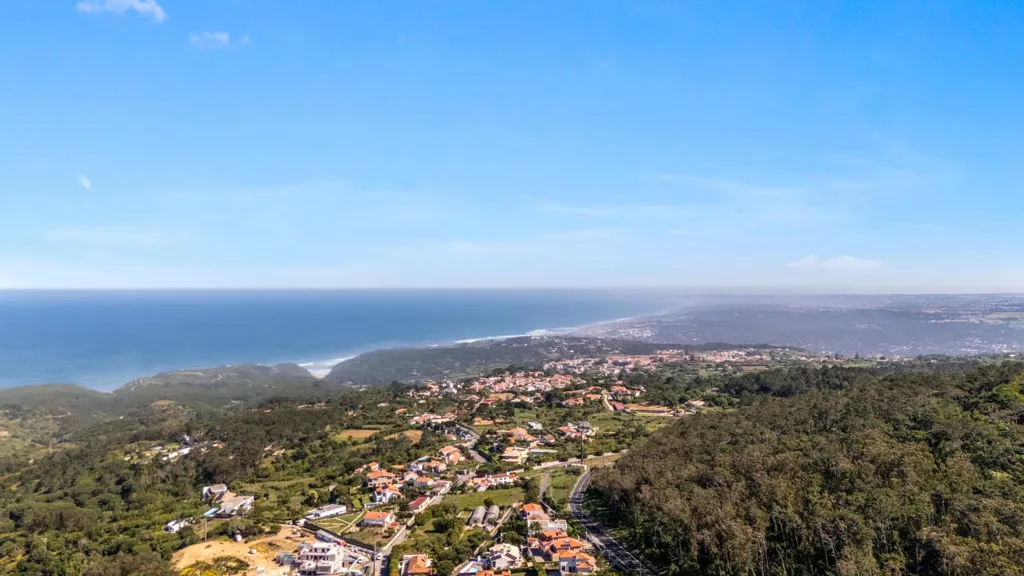 Vue aérienne - Contemporary Villa with Pool in Sintra