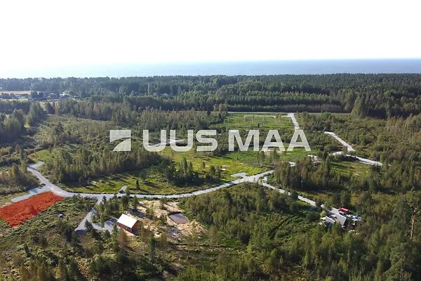 Aerial - Plot with Sea View for Development in Kauksi