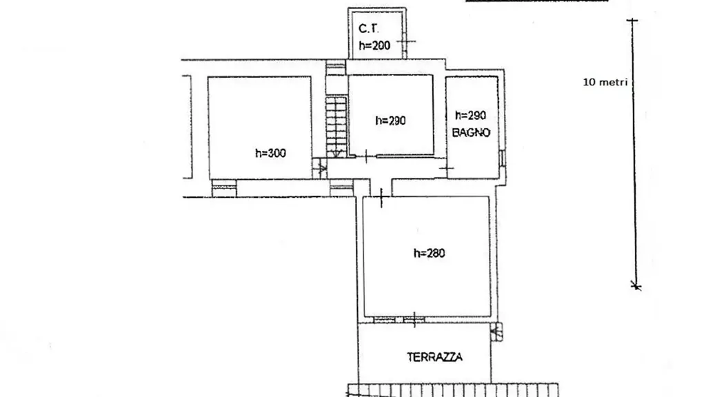 Plan - Rustic Villa with Panoramic Views in Massignano