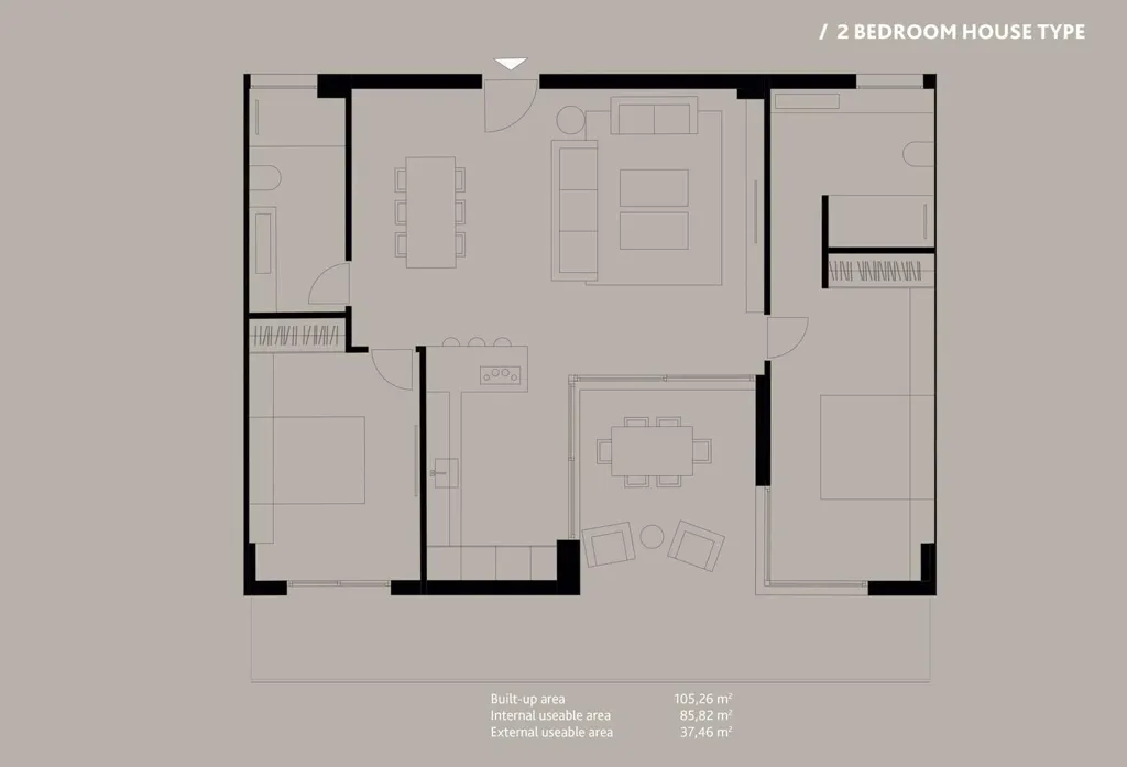Plaan - Apartment with Large Terraces in San Pedro, Marbella