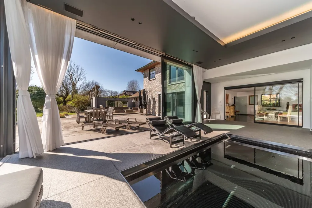 Piscine - Villa luxueuse à Sint-Idesbald près de la réserve naturelle