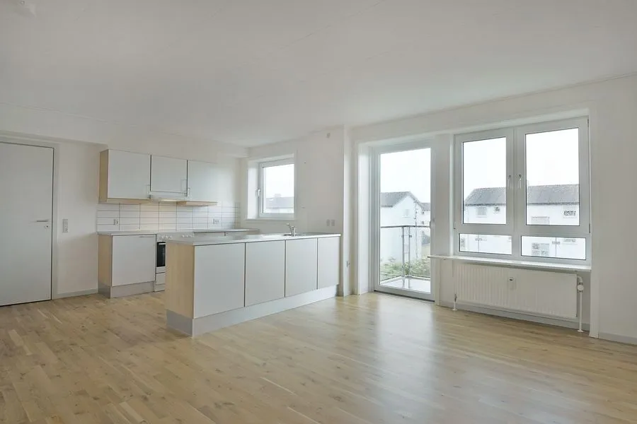 Cucina - 3-Bedroom Flat with Sea View in Hirtshals