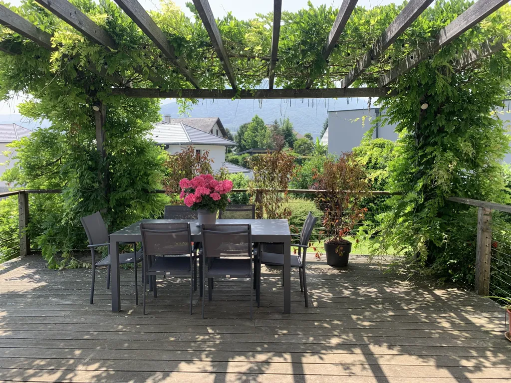 Terrasse - Maison 5 Chambres avec Vue Panoramique à Vimines