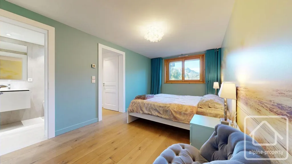 Camere da letto - Modern Chalet with Panoramic Views in Petit Châtel