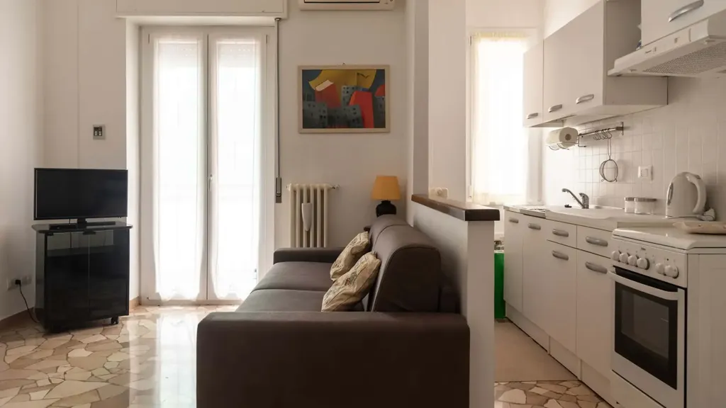 Séjour - Modern Flat with Balcony in Milan