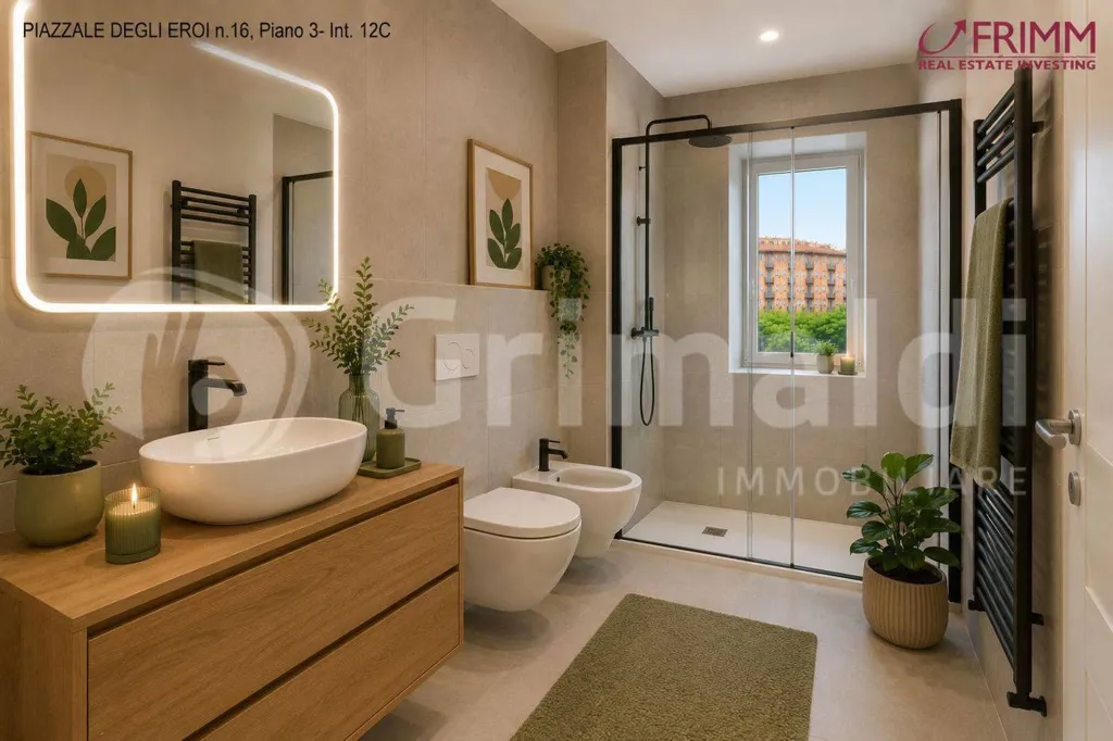 Bagni - Modern Bungalow with Balcony in Rome