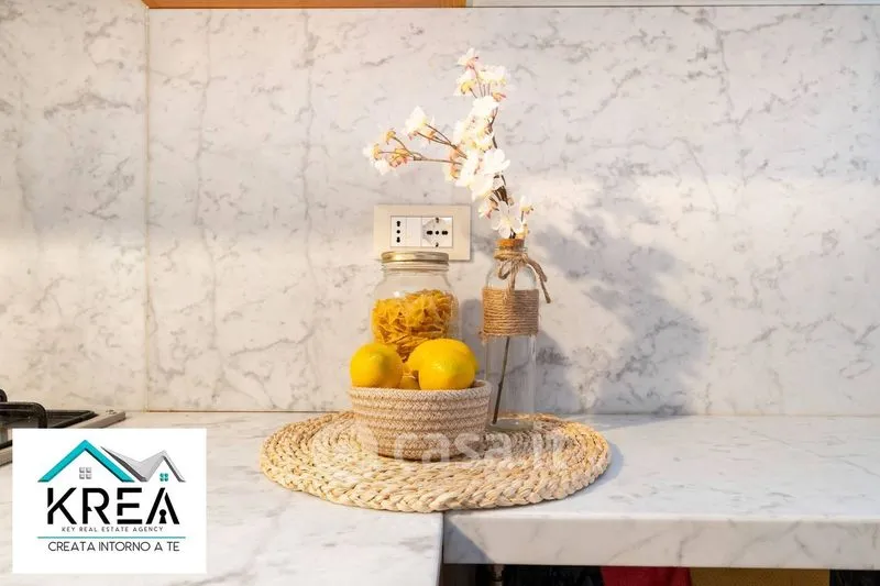 Cuisine - Rented Apartment with Panoramic View in Cocconato