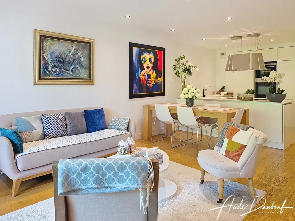 Séjour - Appartement T4 avec Terrasse aux Portes de Genève