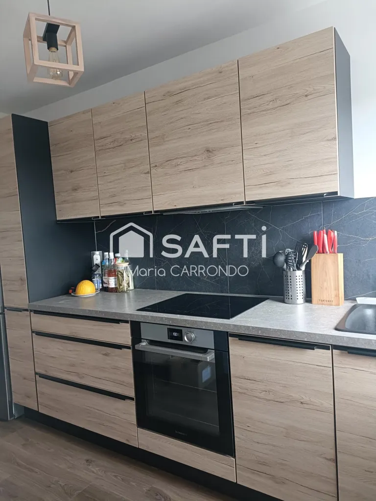 Cuisine - Appartement 4 Pièces avec Parking à Saint-Saulve