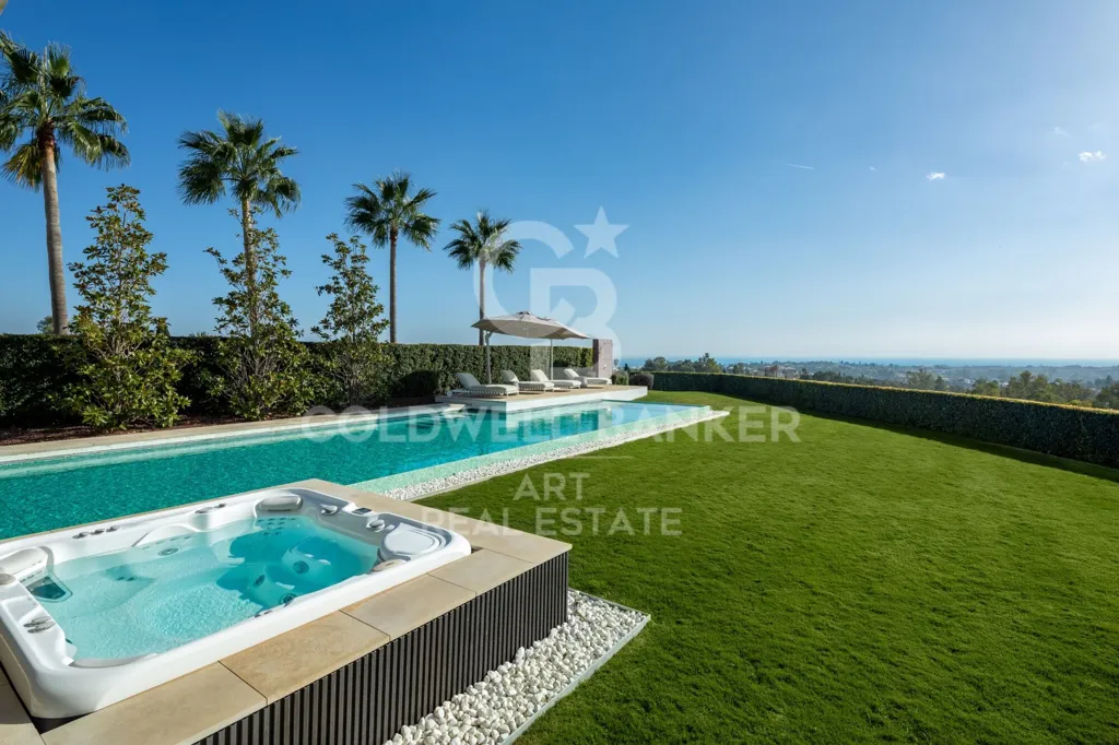 Piscine - Ultra-modern Villa with Panoramic Views in Benahavís