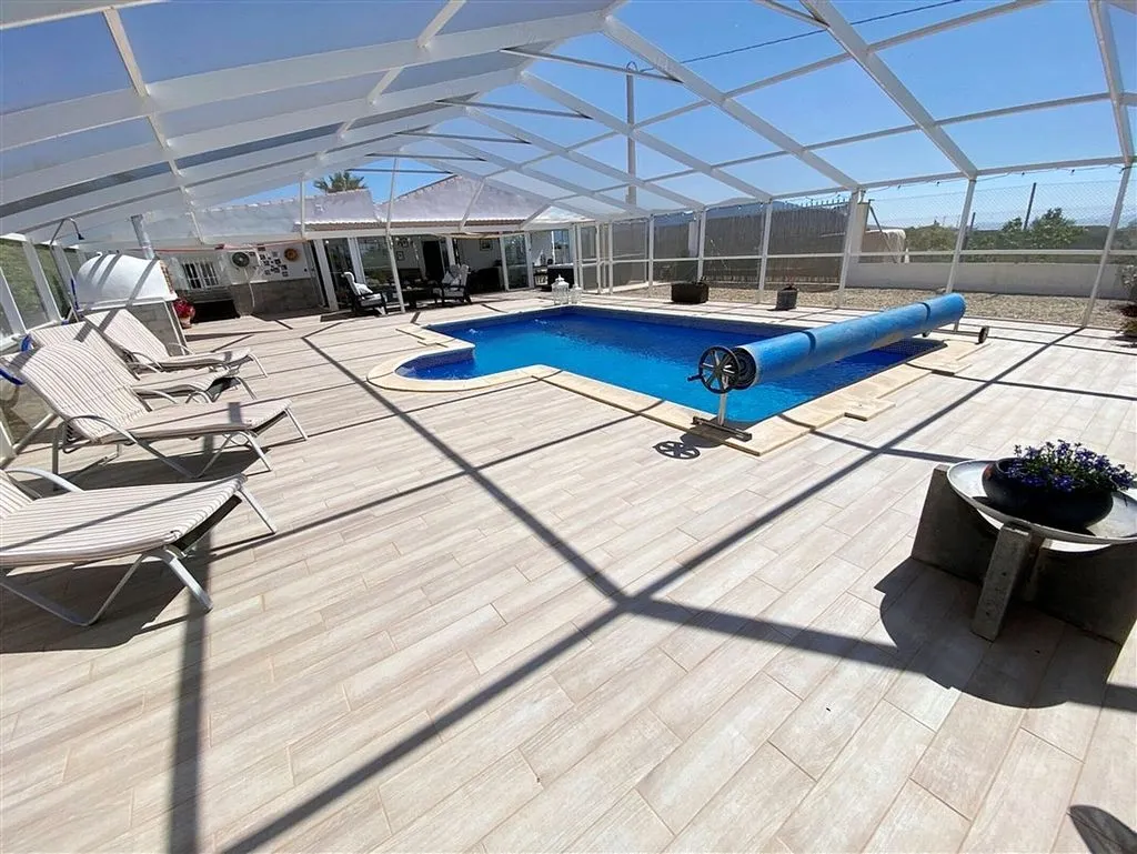 Piscine - Modern Chalet with Pool and Terrace in Huércal-Overa
