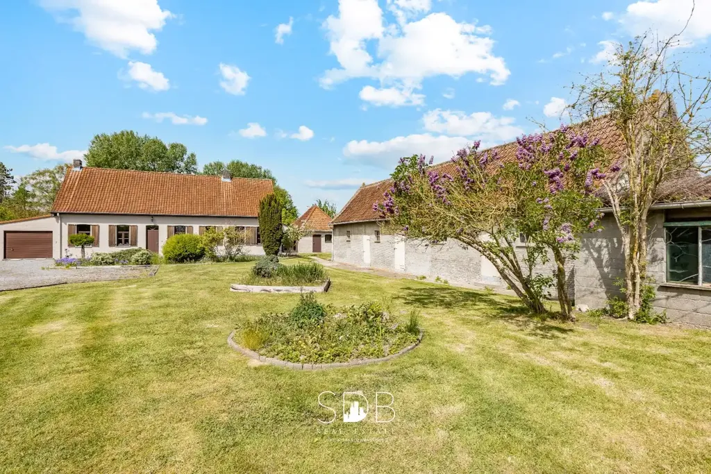 Jardin - Hoeve Authentique avec Grasland à Waregem