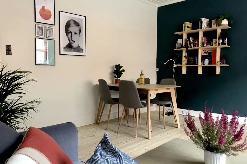 Séjour - Two-Bedroom Flat with Garden in Ø-Gade Quarter