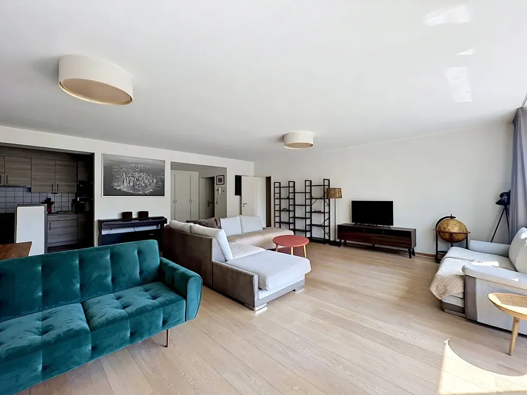 Soggiorno - Luxury Apartment with Garden View in Brussels