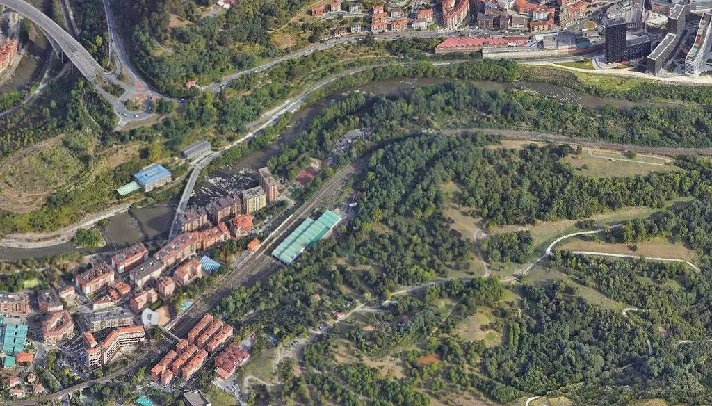 Vue aérienne - Apartment with Lift in Arrigorriaga