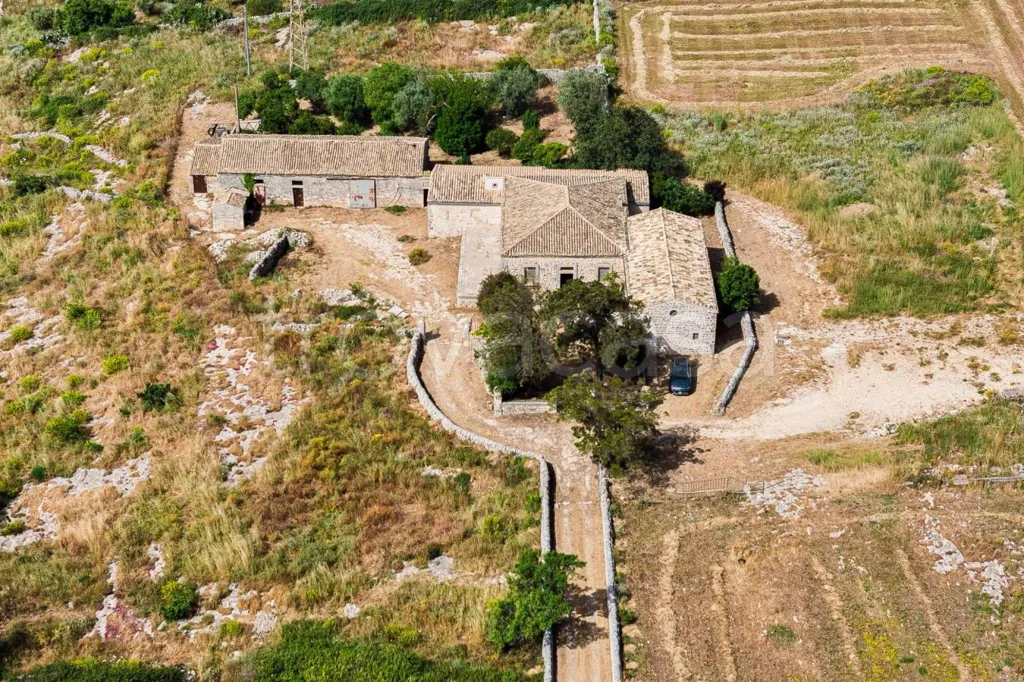 Vue aérienne - Historic Tenement with Pool in Modica