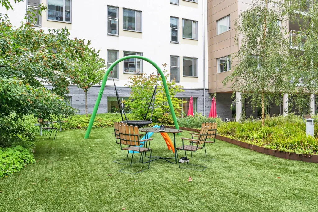 Garden - 4-room apartment in Uppsala kommun