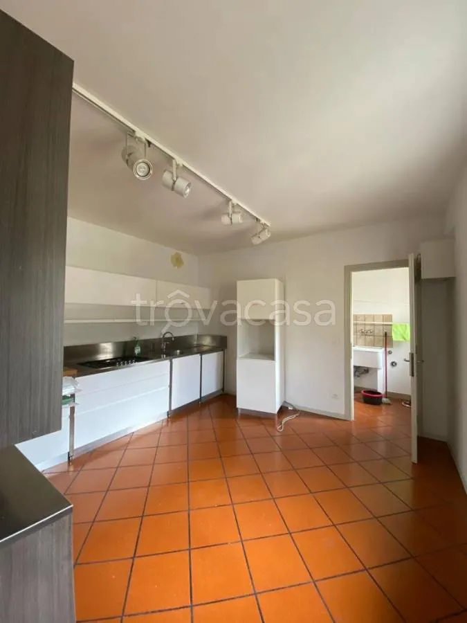 Cuisine - Rustic-Style Flat with Caminetto in Modena