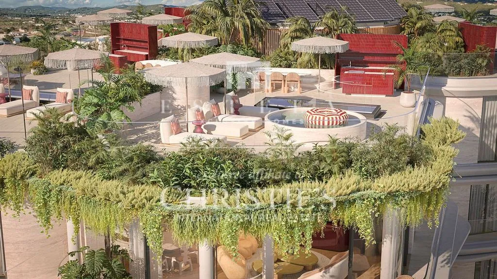 Vue aérienne - Penthouse with Pool in Marina Botafoc, Ibiza